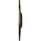 Ekena Millwork Small Classic Ceiling Medallion (Fits Canopies up to 10"), Hand-Painted Brass, 40 1/4"OD x 3 1/8"P CM40CLBRS - alternate 2